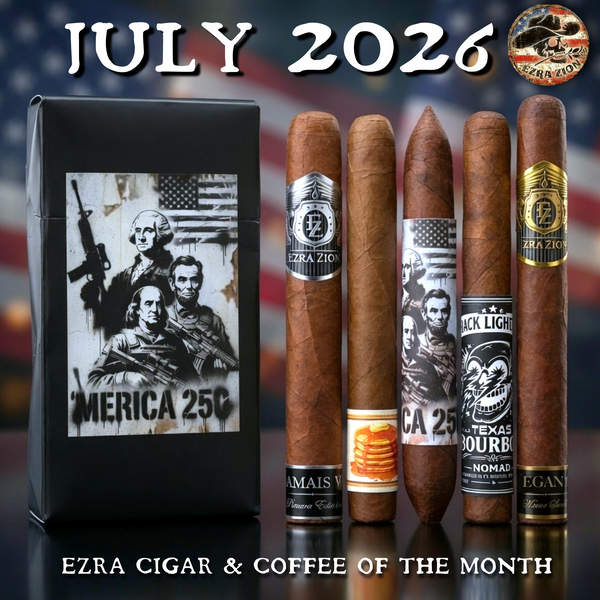 JULY 2026 EZRA CIGARS & COFFEE