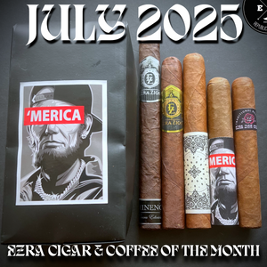 JULY 2025 EZRA CIGAR & COFFEE OF THE MONTH