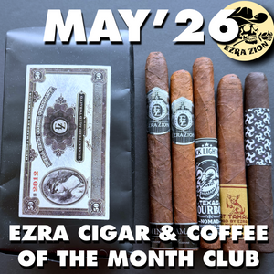 MAY 2026 EZRA CIGAR & COFFEE OF THE MONTH