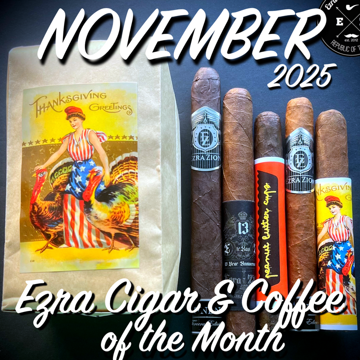 Ezra Cigar & Coffee of the Month