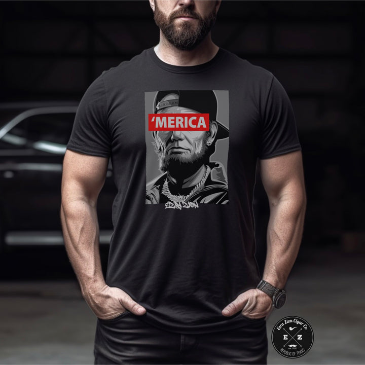 ‘MERICA HONEST ABE T-SHIRT
