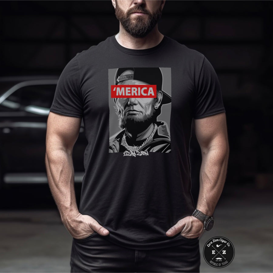 ‘MERICA HONEST ABE T-SHIRT
