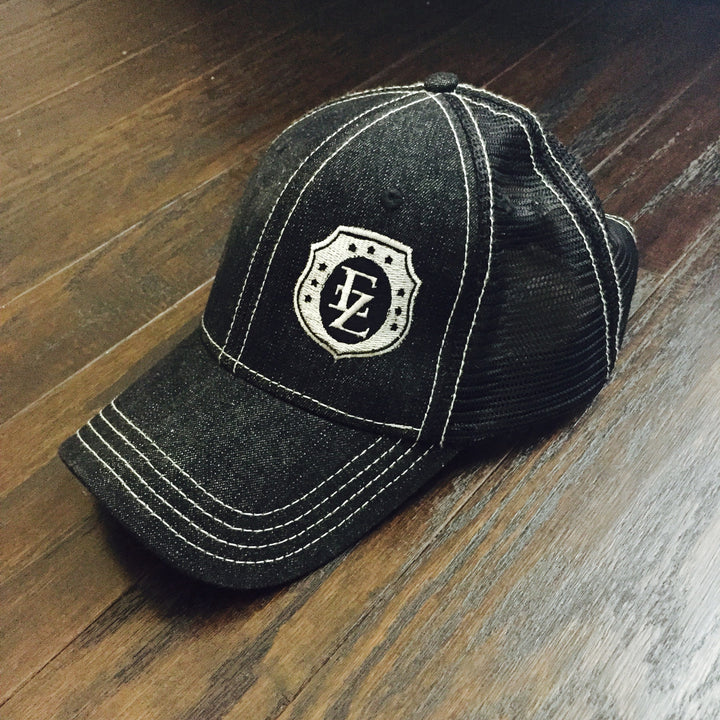 Ezra Zion Black Denim Trucker