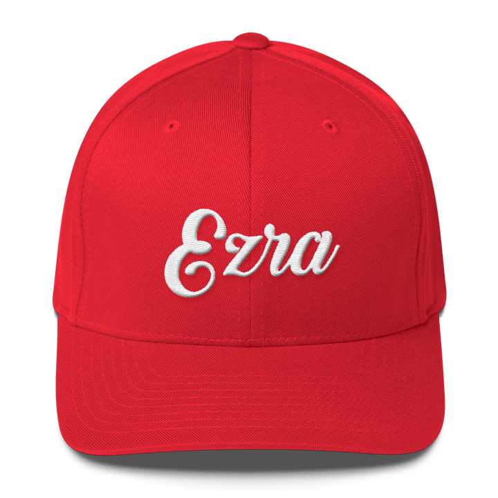 EZRA Embroidered Logo Flexfit Hat