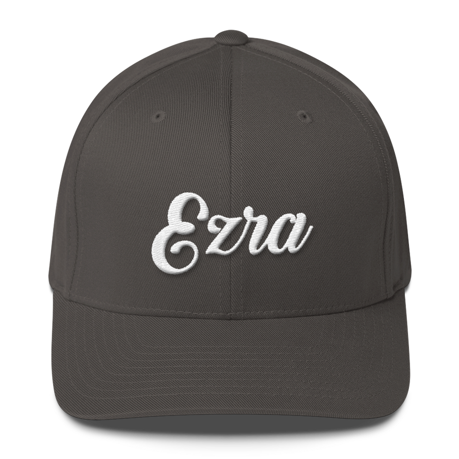 EZRA Embroidered Logo Flexfit Hat